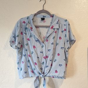 Disney Sleeping Beauty button-up shirt